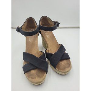 TOMS Wedge Sandals Size W 7.5